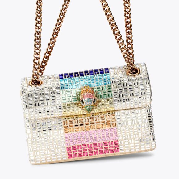 Kurt Geiger Handbags - Kurt Geiger Mini Kensington Rainbow Crystal Beaded Crossbody Bag